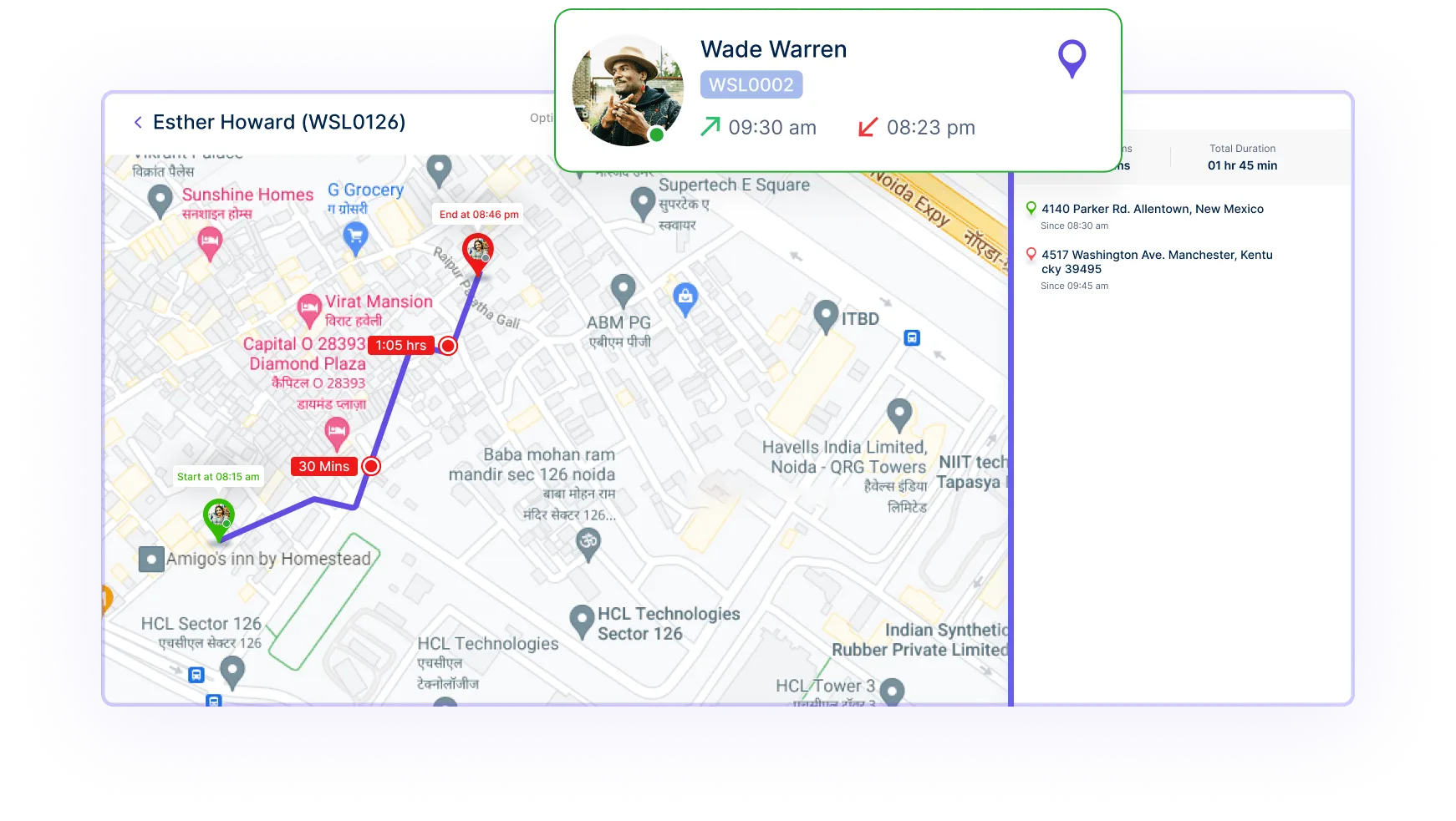 Live location