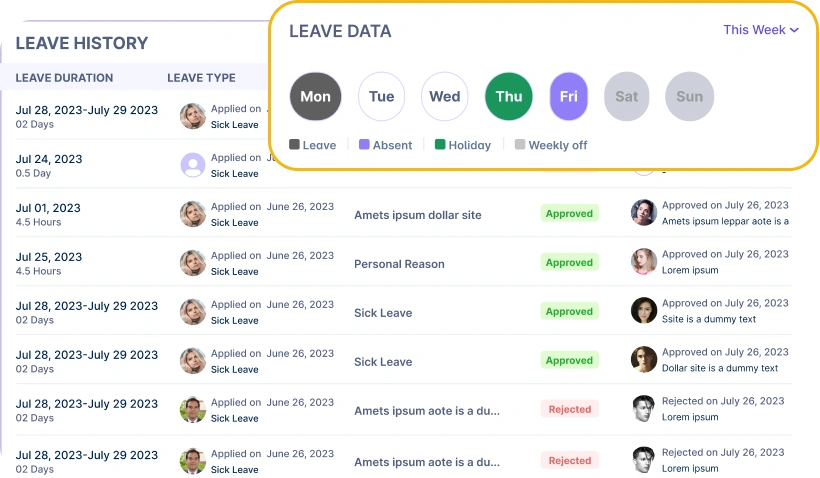 Transparent Leave Management