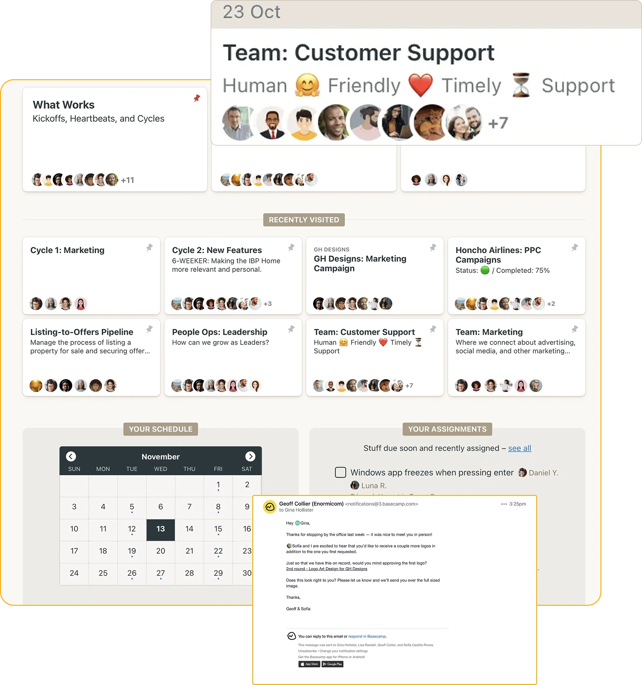 Basecamp_WS Dashboard