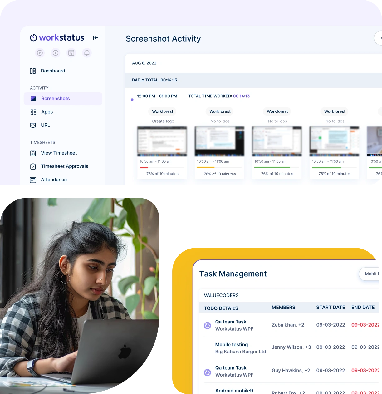 Activity Monitoring in Workstatus