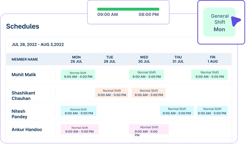 Remote & Hybrid Teams Scheduling
