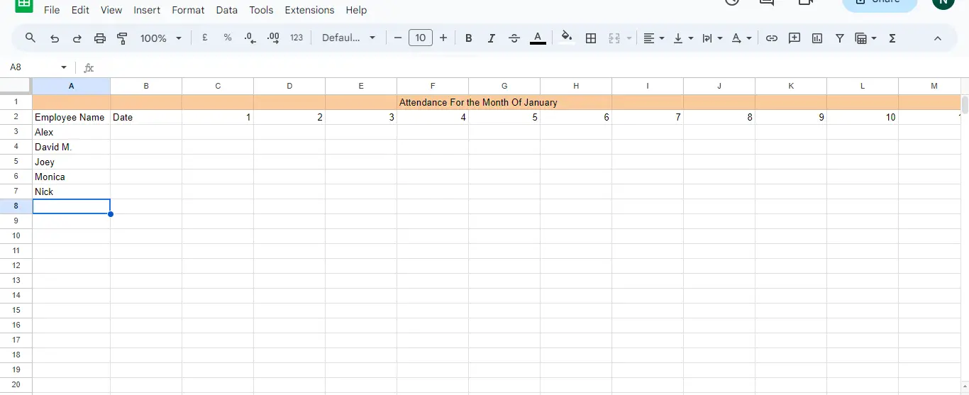 employee attendance tracker -Workstatus